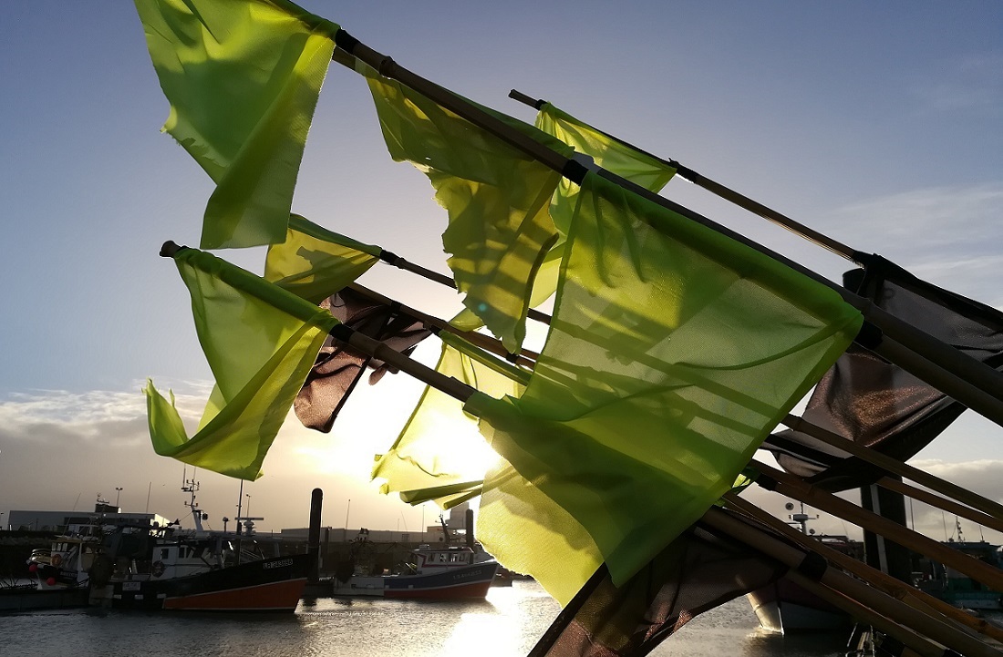 pavillons fanions drapeaux pêche port